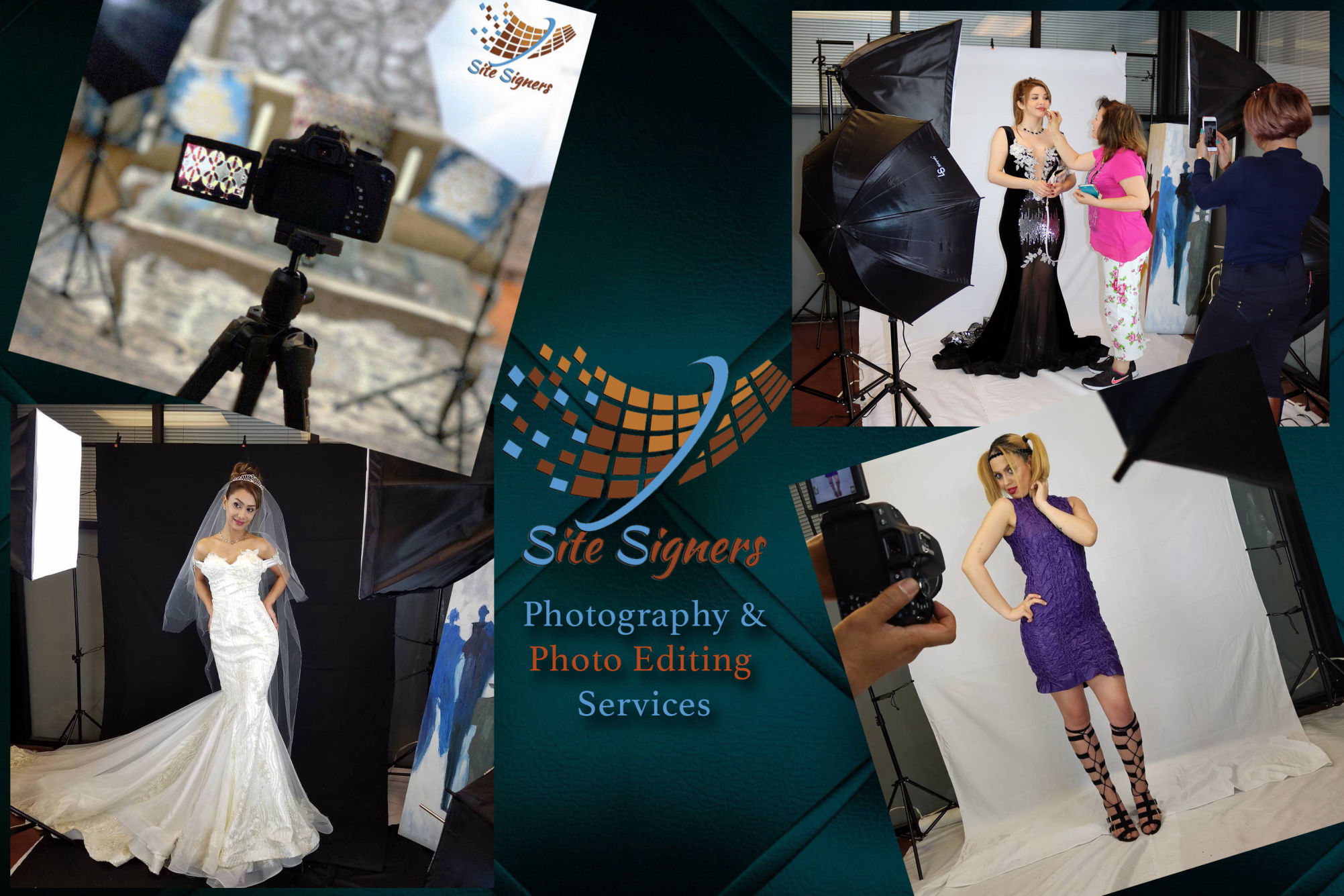 site signers photo video editing